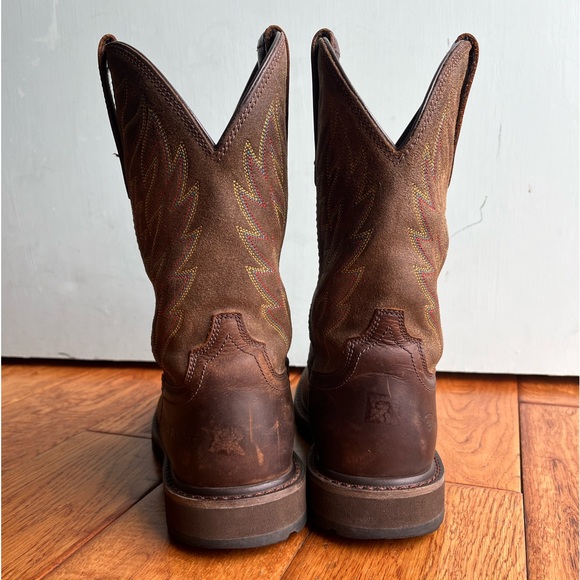 ARIAT GROUNDBREAKER WORK-COWBOY BOOTS - Picture 4 of 7